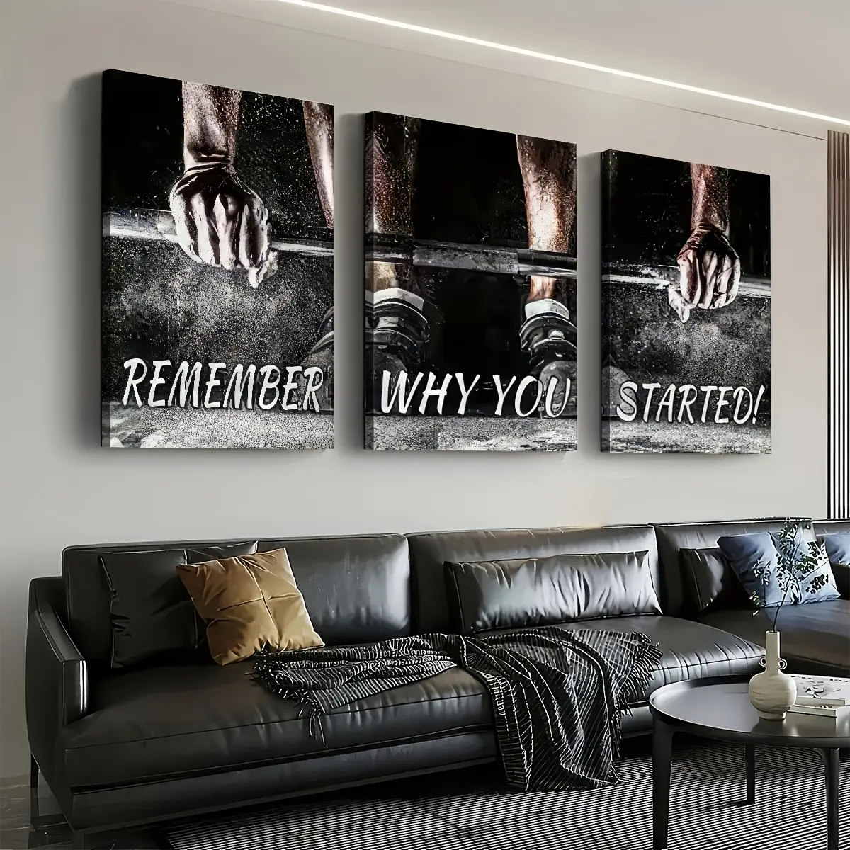 Motivational Gym Art Weightlifting Dumbbells Canvas Print Poster, motivational quotes, Home Decor Dorm Room Decor Wall Art, Graphic Prints, Canvas Material, High Definition Printing, Modern Style, Modern Cool Design, Artwork, inspirational