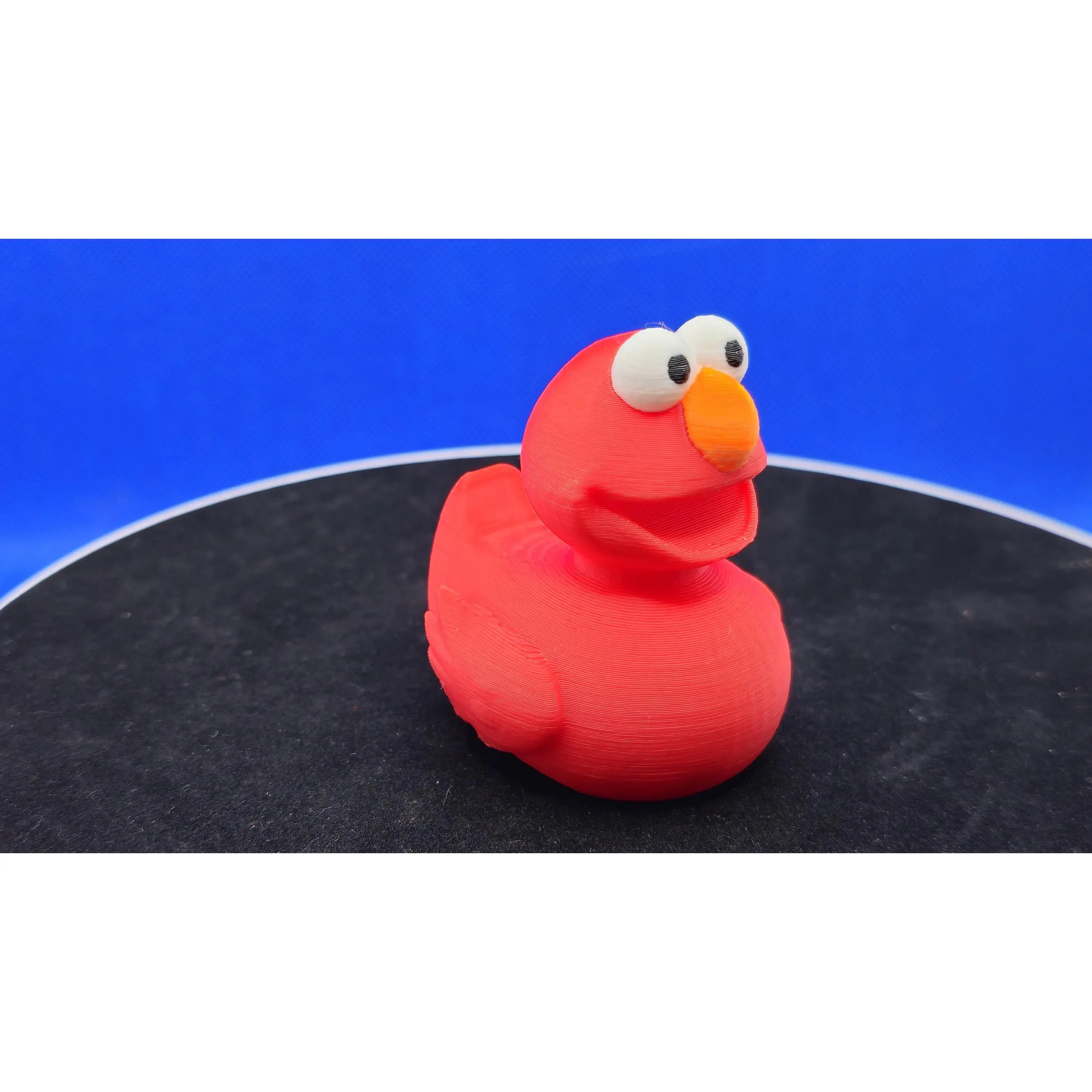 Elmo-Style 3D Printed Mini Duck Statue, 3D Printing Cute Collectibles, Collectible Figurines for Cruise Ship Fun, Home Decor Ornaments, Home Supplies Gifts
