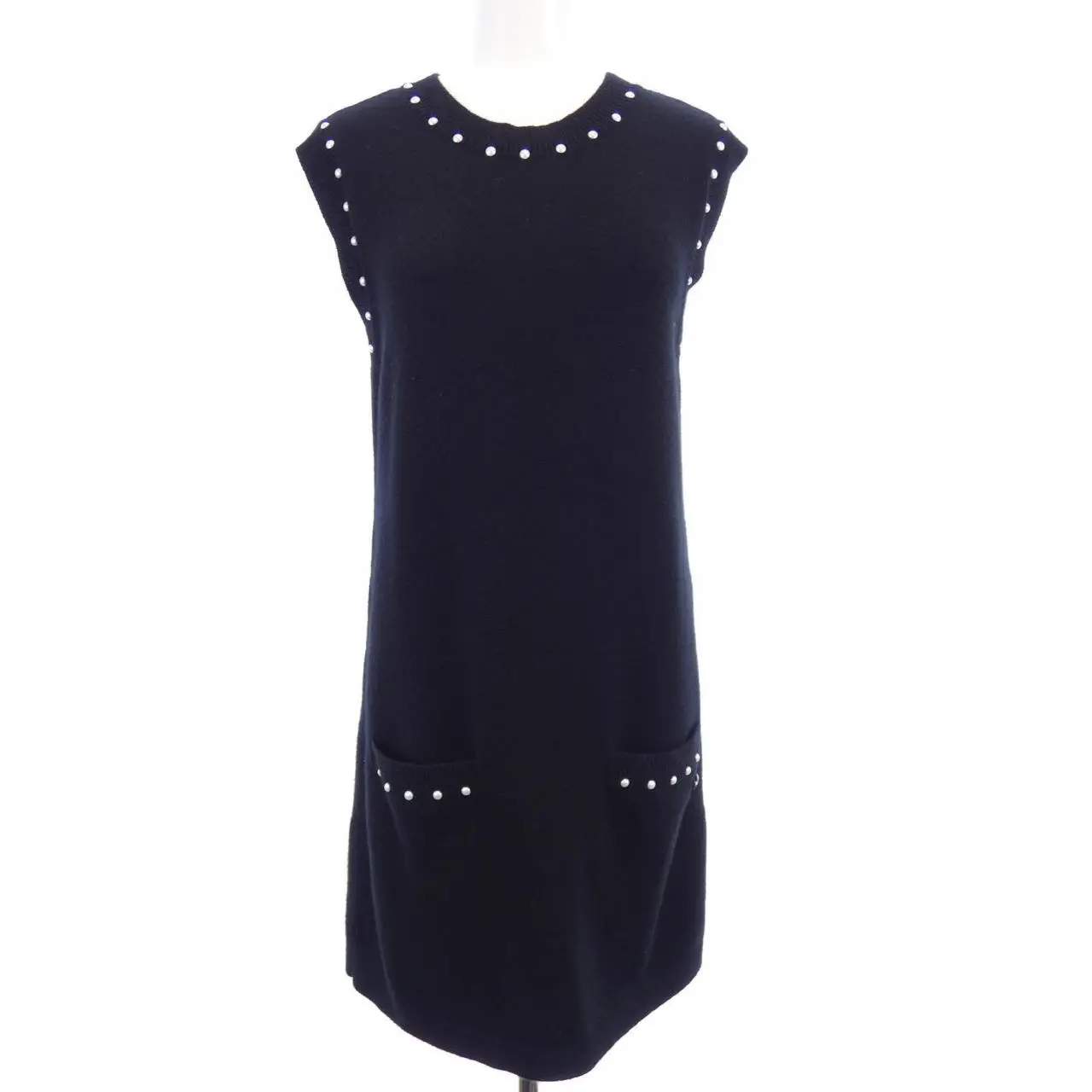 Pre-owned CHANEL Cashmere Small Leather Goods Blend Dress