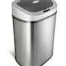 Automatic Trash Can, 21.1 Gallon Stainless Steel, Motion Sensor Hands Free Soft Close Lid Garbage Bin, Silver