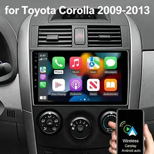 9in Android 13 Car Stereo Radio GPS Navigation for Toyota Corolla 2009-2013 with Carplay Android Auto Bluetooth FM/RDS WiFi/SWC/Mirror Link