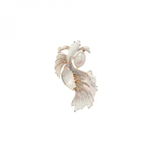 ZIJIN Retro-style goldfish brooch - Women's accessory - Elegant and graceful - Suitable for matching formal dresses