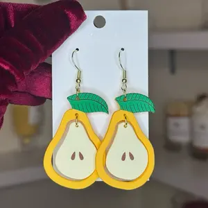 Pear earrings