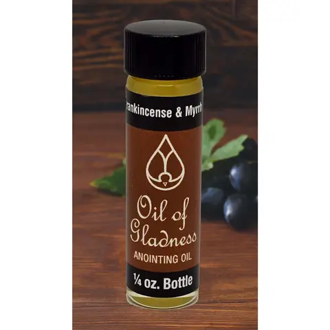 Frankincense and Myrrh Therapeutic Essential Anointing Aromatic Oil - Single Bottle, Prop 65 Safe, Honor & Surrender Soft Scent, Scripture-Rooted for Prayers, Burials & Wellness Support, Aromatherapy Essential Oil, Scripture Roots