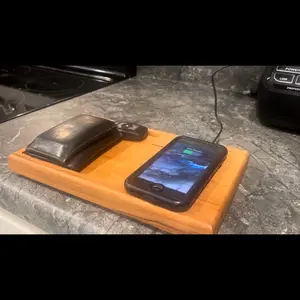 Hidden Charging pad docking station Catch all trays
