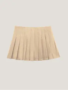 Women's Spring Summer Fashion Casual Versatile Commuter Slimming Wide Pleated Skirt, Stylish and Comfortable Half-Length Dress
