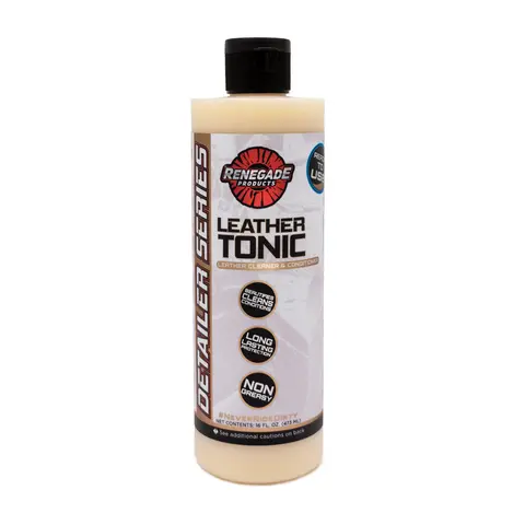 Renegade Products Leather Tonic Leather Cleaner & Conditioner 16oz – Hydrates, Restores, and Protects Automotive Leather Surfaces
