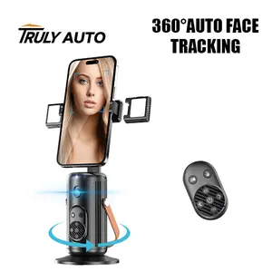 Truly Auto Bluetooth Remote Control Selfiestick with Adjustable Angles AI Face & Body Detection Hands-Free Filming