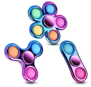 3 Pack Pop Fidget Spinners for stress relief Brithday Gifts Prizes for Teens Boys Girls
