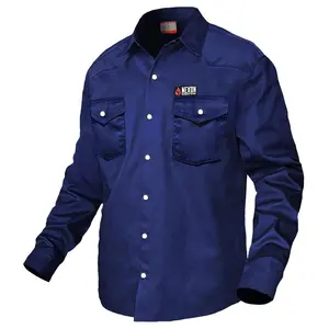 Nexon FR Shirt Navy With Pearl Snap Buttons