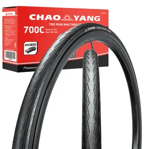 #SpringGlowUp CHAO YANG Urban Bicycle Tire Set, Foldable Bicycle Tire Set, Featured with Double Tread Puncture Protection,2-Piece