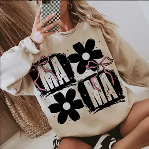 Mama #Coquette Sweatshirt, Mama Shirt, Mother's Day Gift, Mama Sublimations, Retro Mama