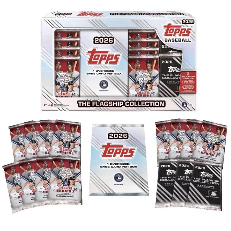 BRAND NEW Topps Series 1 Flagship Collection 2026 Super Box MLB (184 Cards)