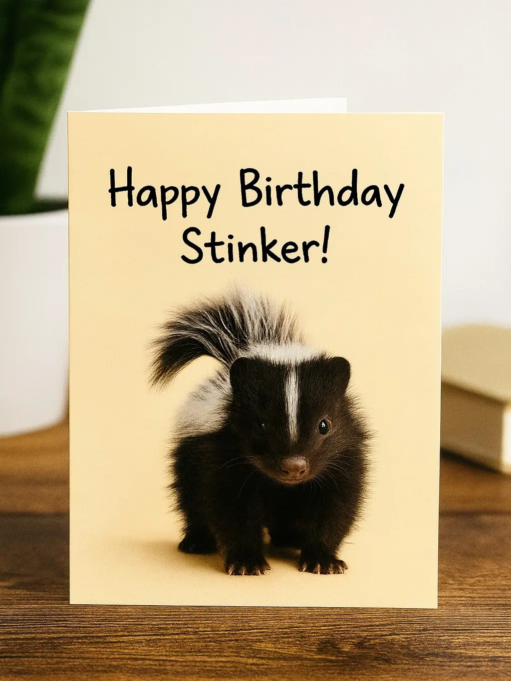 Funny Birthday Card for Him • “Happy Birthday Stinker” • Fart Joke Card • Humor Birthday Card • Gag Gift • Pun Greeting Card