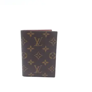 Pre-owned Louis Vuitton Coated Canvas Small Leather Goods Monogram Passport Holder T10382413