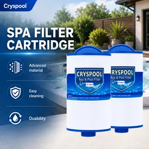 Cryspool 35 Sq. Ft Hot Tub Spa Filter Cartridge, 2 Pack, 1 1/2" MPT, Compatible with PAS35P, PMAX50P4, Maax 104309, 5CH-35, FC-0300