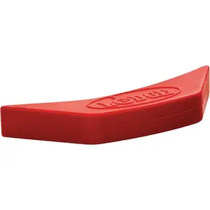 Silicone Handle Holder-Dishwasher Safe Hot Holder Designed For Traditional Cast Iron Dual Handle Products-Reusable Protection Up to 450°-Red