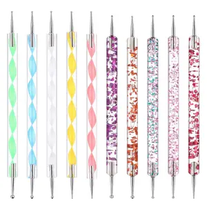 Nail Dotting Tools 10 Pcs Dotting Tools Nail Art Kit, Dotting Tools Embossing Tools for Painting Mandala, Nail Dotting Pen for Nail Art Design Tools
