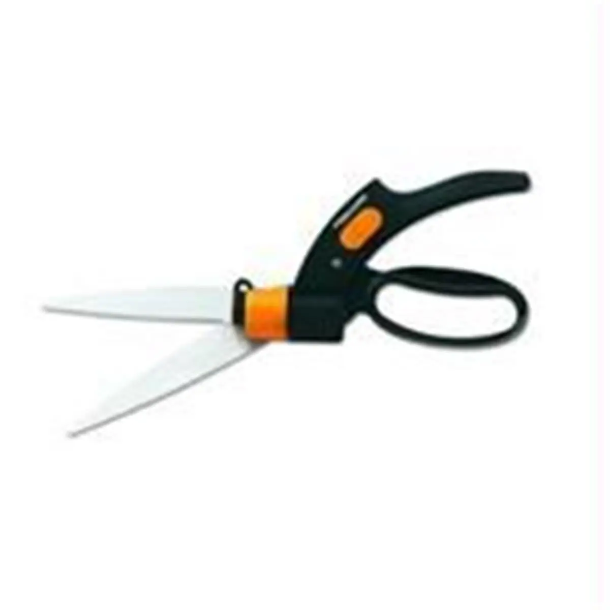 Fiskars Inc P-Shear Ease Grass Shears, 14-Inch Black-Orange Grass Cutting Tool with Blades That Open Extra Wide, Easy to Use for Greater Cutting Capacity