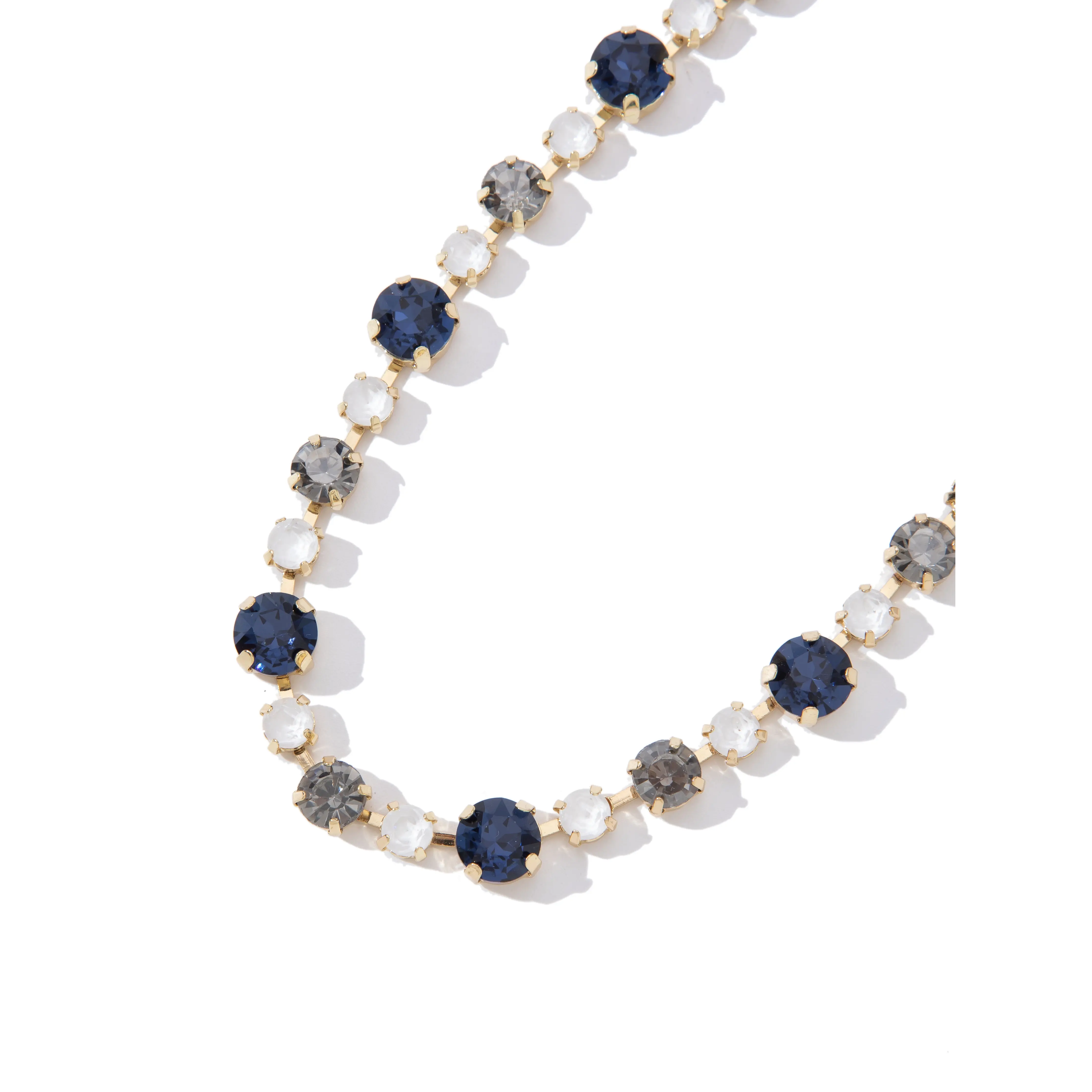 Lucy In The Sky Necklace - Navy White