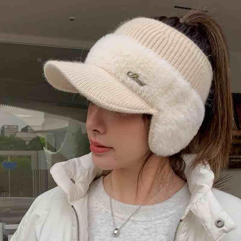 [4 Colors Available] Women's Student Outdoor Hat, Breathable Comfortable Simple Warm Autumn Winter Baseball Cap, Suitable for Outdoor Sports Leisure Street Wear Various Occasions