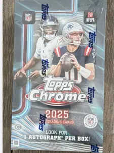 2025 Topps Chrome Football Hobby Box