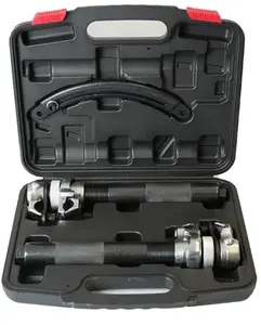 2-Piece Coil Spring Compressor Tool, Heavy Duty Macpherson Strut Spring Compression Set, with Safety Jaws and Holder, Max Load.4400 LB