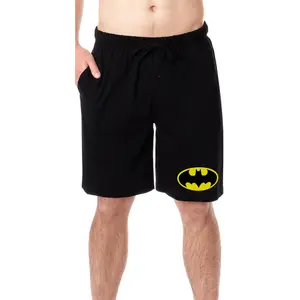 DC Comics Mens' Batman Bat-Symbol Classic Logo Icon Sleep Pajama Shorts