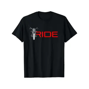 Motorcycle Apparel - Motorcycle T Shirt 100% Cotton Casual Tshirts Crewneck T-Shirt Short Sleeve Unisex Graphic Tee for Men Women Adults Classic Menswear Top 521