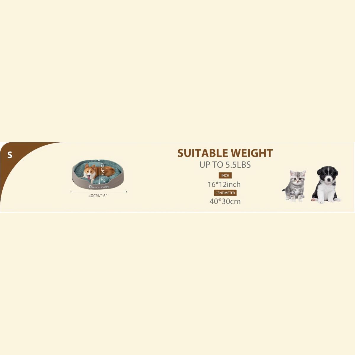 All-Season Gray Polyester Cat Bed Sofa, Thick Foam Semi-Enclosed Removable Cover No Assembly Fluffy Round Anti-Slip Pet Natural Retro Wood Tree Tower Double-Sided Luxury Washable Dog human sized