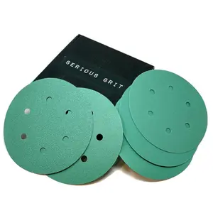 6" 6 Hole Hook & Loop Sanding Discs