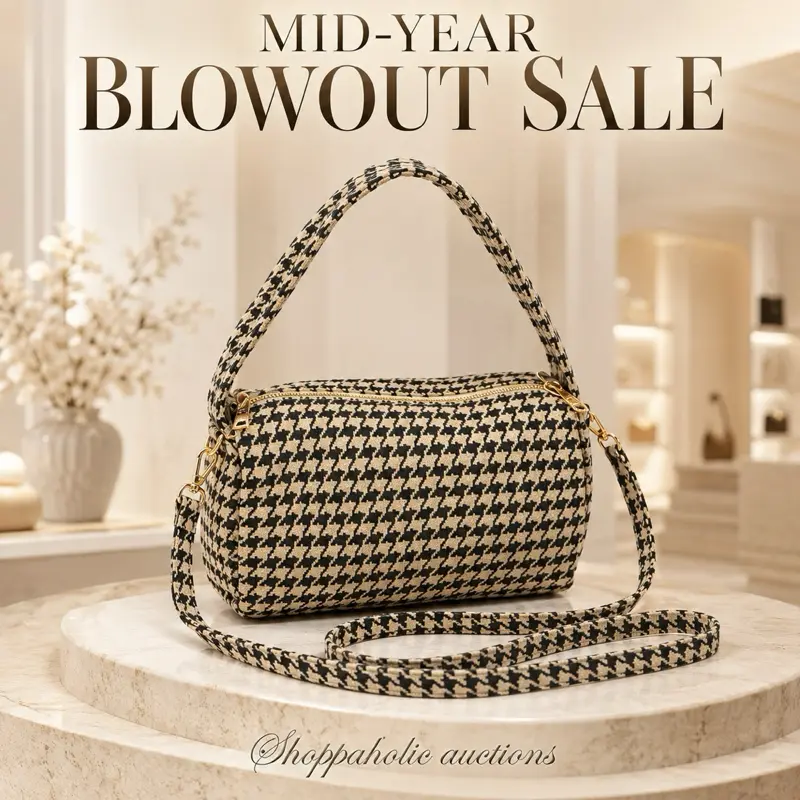 Houndstooth Bag