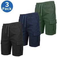 (3 Pack) Black-Olive-Navy