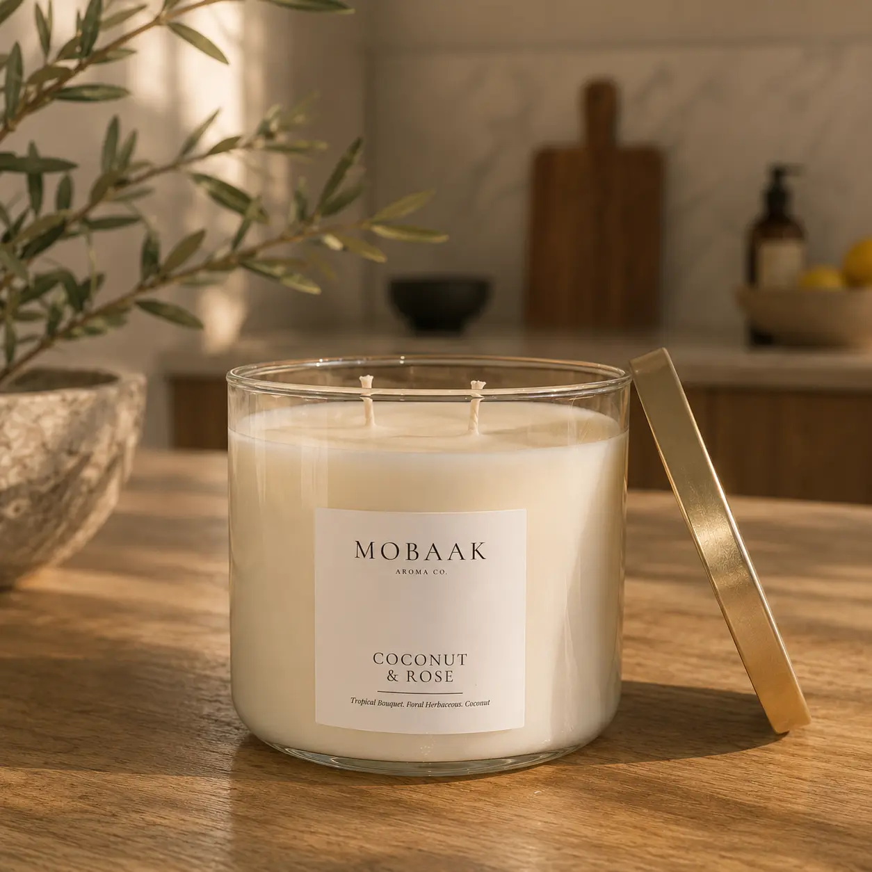 Coconut & Rose Candle Coconut & Rose Candle