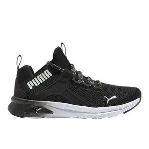 PUMA Womens Enzo 2 Revamp Running Sneakers Shoes - Black