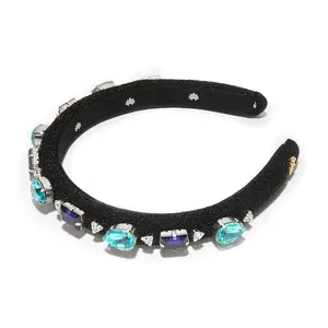 SAPPHIRE TURQUOISE GIGI SWAROVSKI CRYSTAL GEM HEADBAND