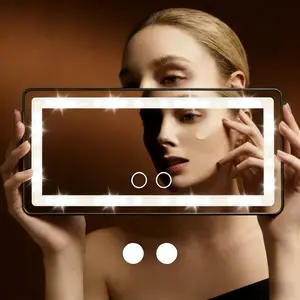 Rechargeable  Visor Makeup  - 10ft Cable, 60 LED Lights, HD  - The Perfect Gift for Her, Mother’s Day, Valentine’s, Birthday  Essential car Mirror