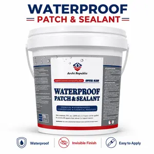 Archi Republic  Upgraded Invisible Waterproof Agent, Crystal Clear Waterproof Paint for Roofs, Bathrooms, and Walls, Indoor & Outdoor Leak Prevention with Strong Transparent Seal Protection