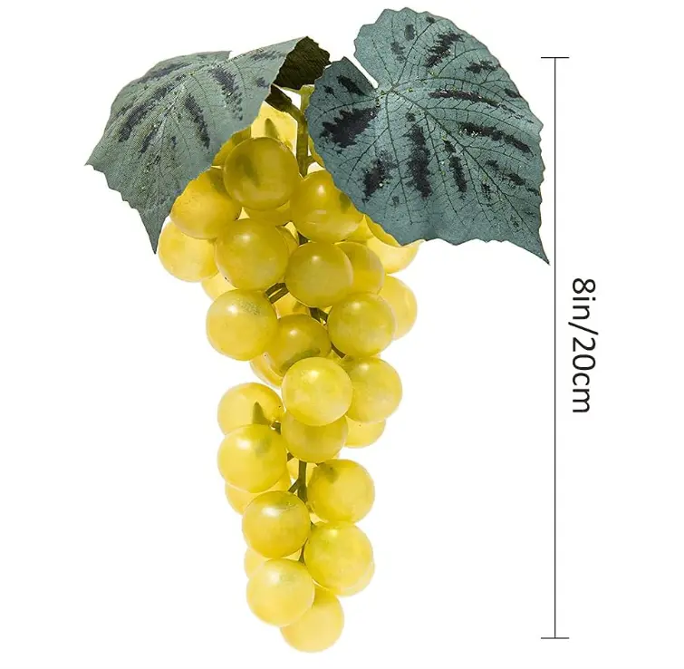 3 Bunches Fake Grapes Fake Fruit, Lifelike Artificial Grapes for Decoration, Realistic Faux Plastic Grapes for Decoration, Faux Plastic Artificial Fruit for Decoration