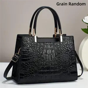 Sophisticated, Fashion Crocodile Pattern Women's Handbag, Multifunctional Crossbody Shoulder Bag