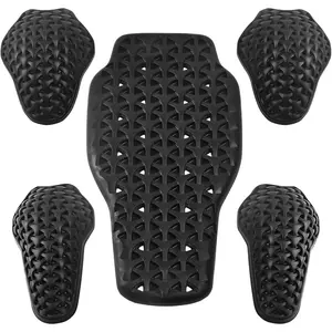 Motorcycle Back Protector Insert, CE Level 2 Armor Insert Pads Set of 5pcs Including Back, Elbow and Shoulder Pads for Motorcycle Jacket, Black