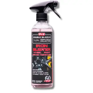 P&S Double Black Iron Buster Wheel & Paint Decon Remover 16oz Tire Car Parts