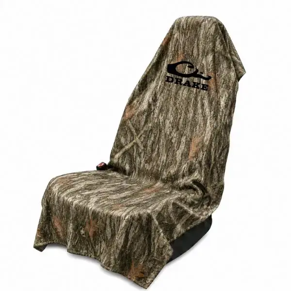 Drake Tri-Blend Woodland Camo Car Seat Cover Towel – Quick-Dry Hunting Seat Protector, Duck Hunting Truck Accessory for Cars, SUVs & Trucks