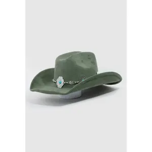 Concho Cowboy Hat- Green