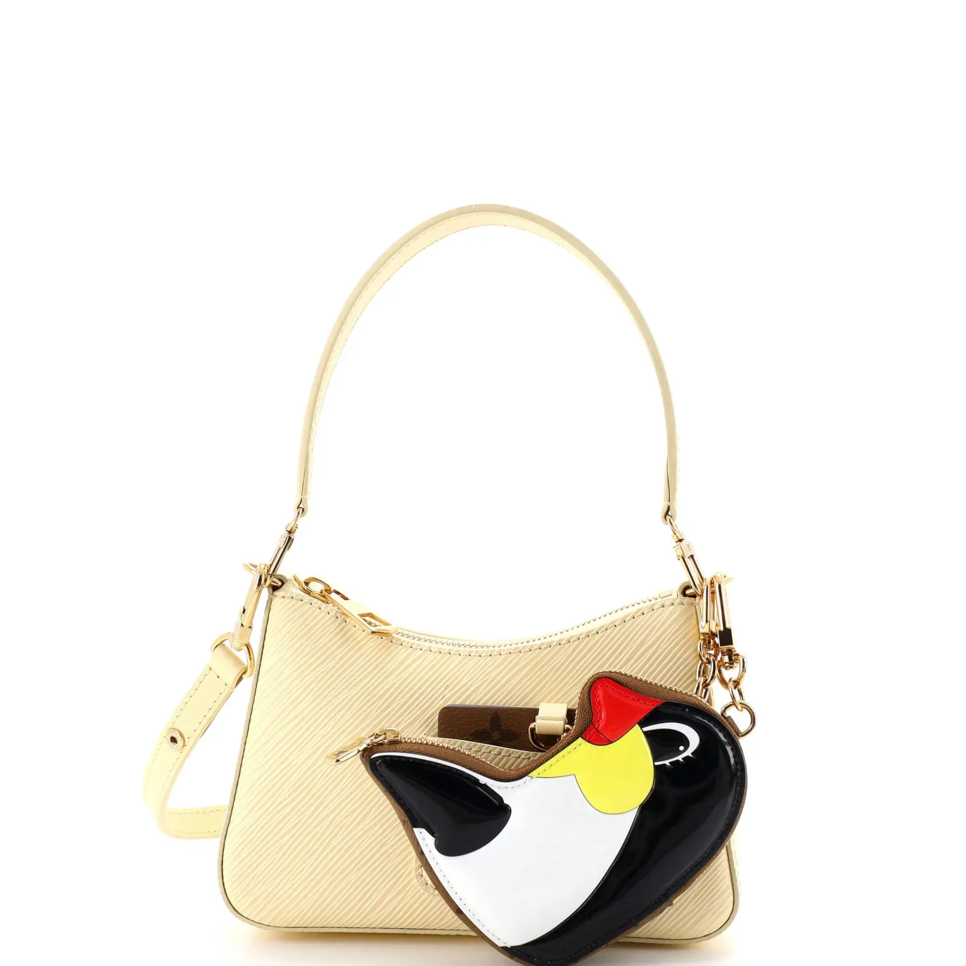 Pre-owned Louis Vuitton Leather Shoulder Bags Marellini Penguin Handbag Epi by Rebag