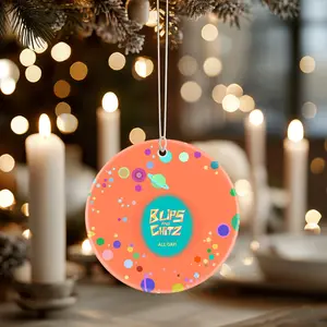 Christmas Ornaments Rick And Morty Game Blips And Chitz Birthday Decor Family Tree Acrylic New Year X-Mas Gift For Friends