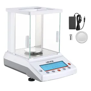 VEVOR Analytical Balance, 120 gx 0.001 g High Precision Accuracy Lab Scale, g/oz/ct/mg 4 Units Electronic Digital Analytical Balance with Glass Draft Shield, for Laboratory Jewelry PharmacyVEVOR Super Brand Day