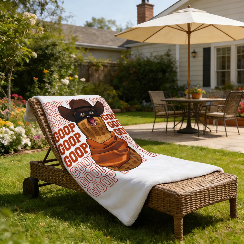 Arc Raiders The Burnt Peanut Goop Meme Blanket Lightweight Throw Blanket Flannel Microfiber Plush Bed Blanket Super Soft Blanket for All-Season Travel Camping Home Rug Suitable for giving as gifts to friends, parents and children