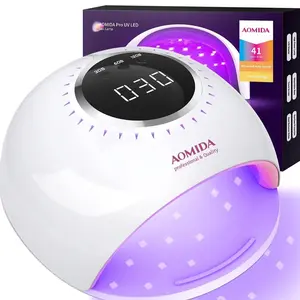 UV Nail Lamp,82W UV Light for Nails Fast Curing Gel Nail Polish with 3 Timers and LCD Display,Professional LED Nail Dryer Lamp with Auto Sensor,Gel Nail UV Light for Home DIY Nail Art Comfort Drying Salon