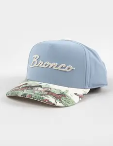 AMERICAN NEEDLE Bronco Womens Snapback Hat, Blue Combo